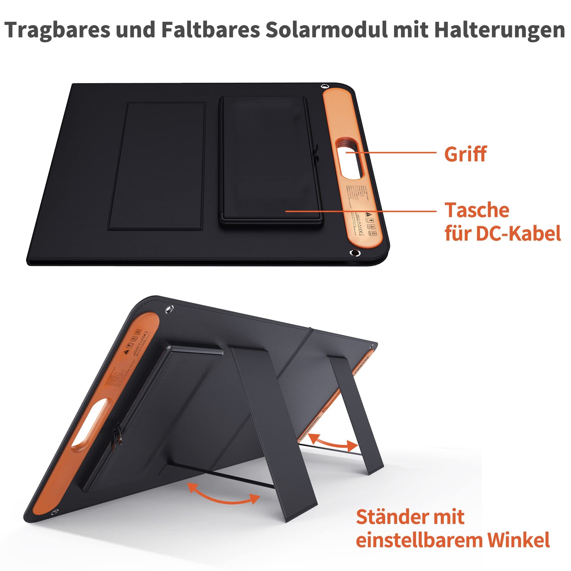 Jackery SolarSaga 100W Solarpanel (Generalüberholt)