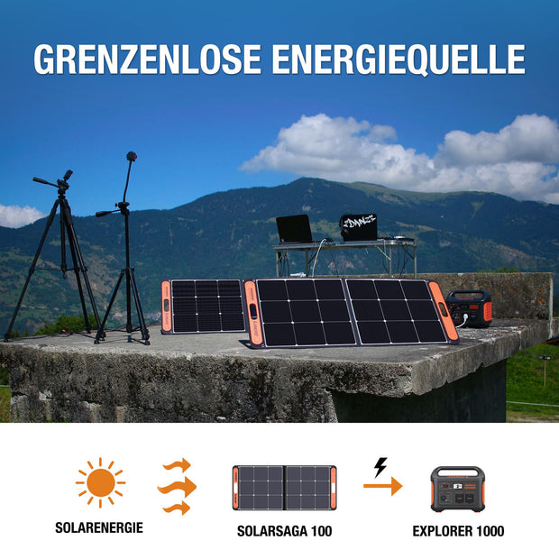 Jackery Solargenerator 1000 (Explorer 1000 + SolarSaga 80W/100W/200W)